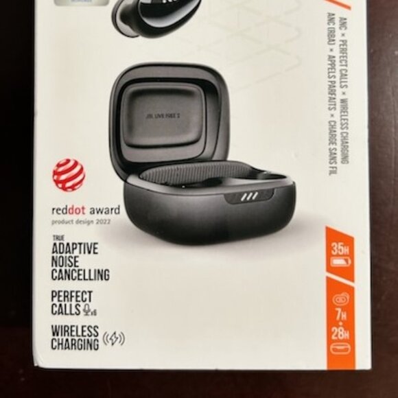 JBL Live Free 2 100% Wireless Noise Cancelling In-Ear Headphones - Black - Picture 2 of 7